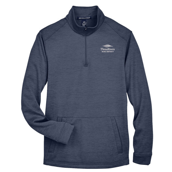 3R7000 - Men's Melange 1/4 Zip Thumbnail